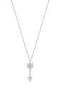 Zirkon Arrow Silver Necklace