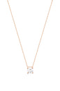 Solitaire Silver Necklace