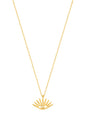 Single Stone Eyelashes Eye Silver Necklace