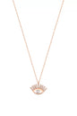 925 Sterling Silver Eyelash Eye Necklace