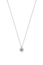 Turquoise Daisy Silver Necklace