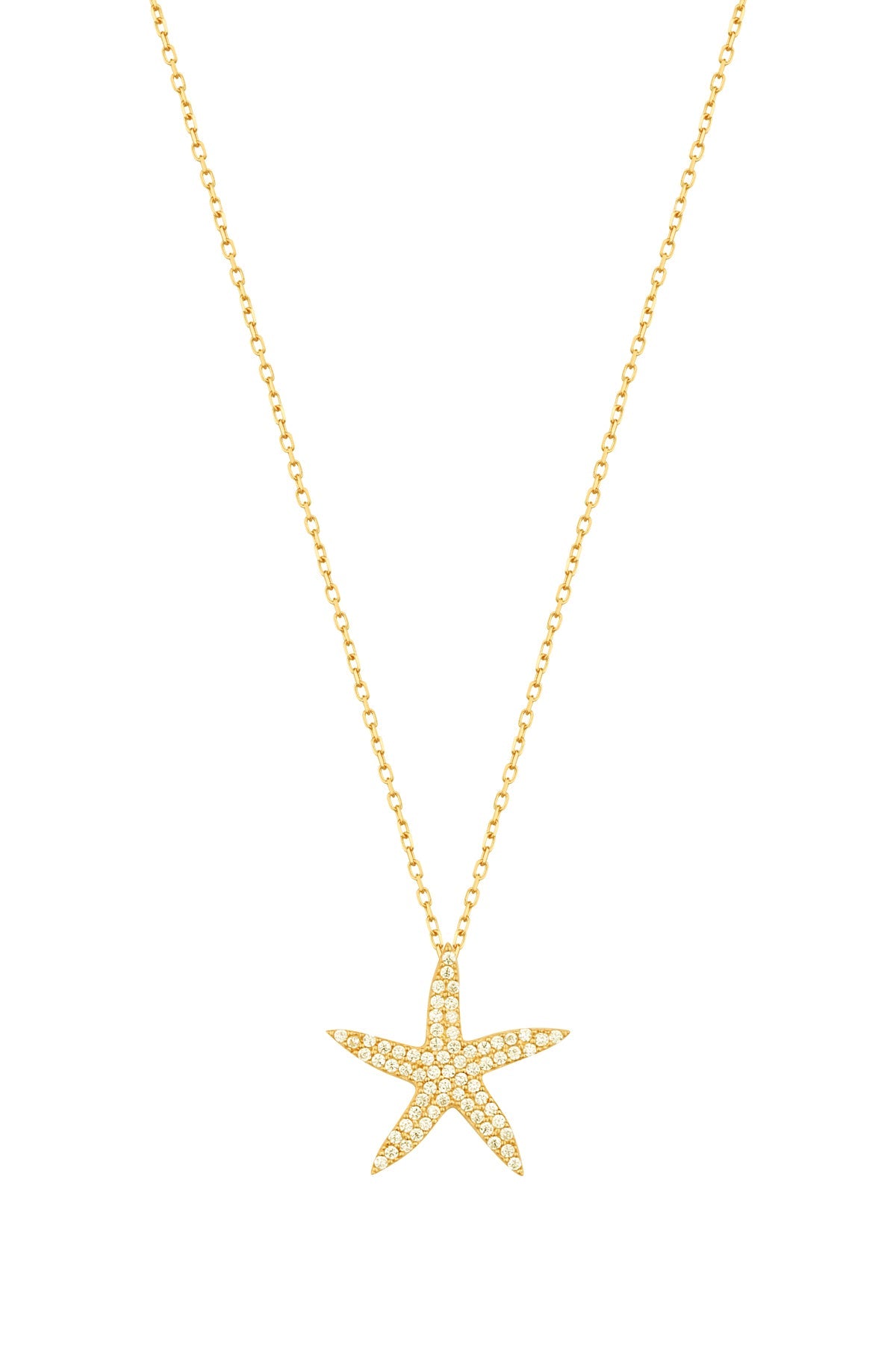 Starfish Silver Necklace