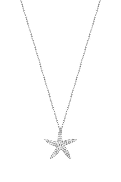 Starfish Silver Necklace