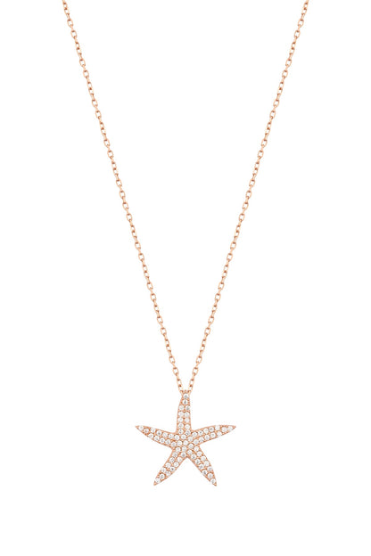 Starfish Silver Necklace