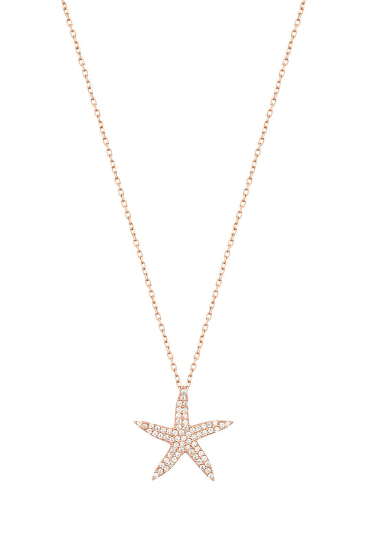 Starfish Silver Necklace
