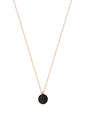 Black Stone Silver Necklace
