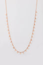 Sterling Silver Sequin Necklace – Dainty Disc Chain Choker for Women, Sequin Choker - 14k Gold or Silver - Layering Necklace - Gift For Her