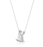 Sterling Silver Necklace with the Wedding Date for the Bride and Groom for Married Couples