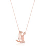 Sterling Silver Necklace with the Wedding Date for the Bride and Groom for Married Couples