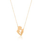 Sterling Silver Necklace with Newborn Mother and Baby with Name Written