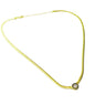 Trendy Silver Woven Necklace with Italian Chain
