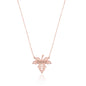 To Eternal Love, Sterling Silver Necklace with Name on Sycamore Leaf