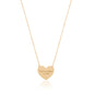 Heart Necklace with Lovers' Names and Important Dates