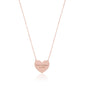 Heart Necklace with Lovers' Names and Important Dates