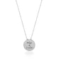 Personalized Oval Gift Necklace with Name Written