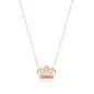 Prince / Princess Crown Sterling Silver Necklace with Name