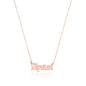 Hand Written Name Silver Necklace Personalized