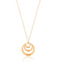 Mother Father Child Name Triple Family Sterling Silver Necklace
