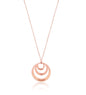 Mother Father Child Name Triple Family Sterling Silver Necklace
