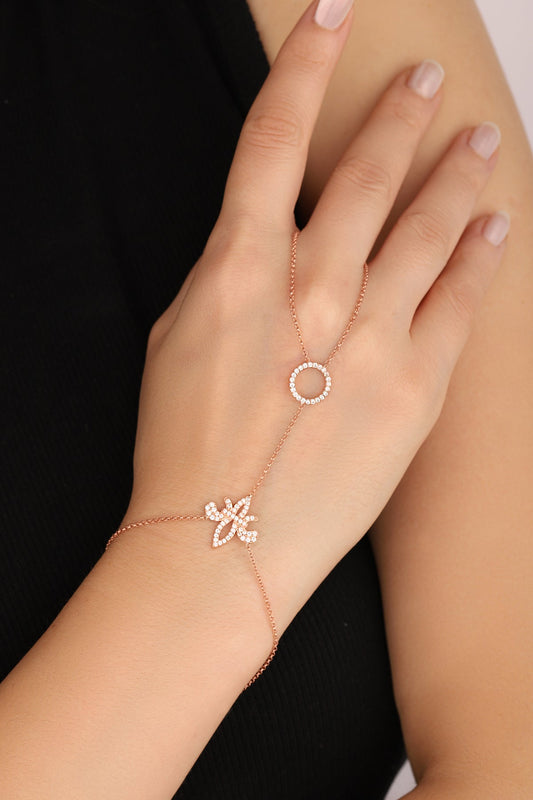 Flora Lily Flower Sahmeran Bracelet