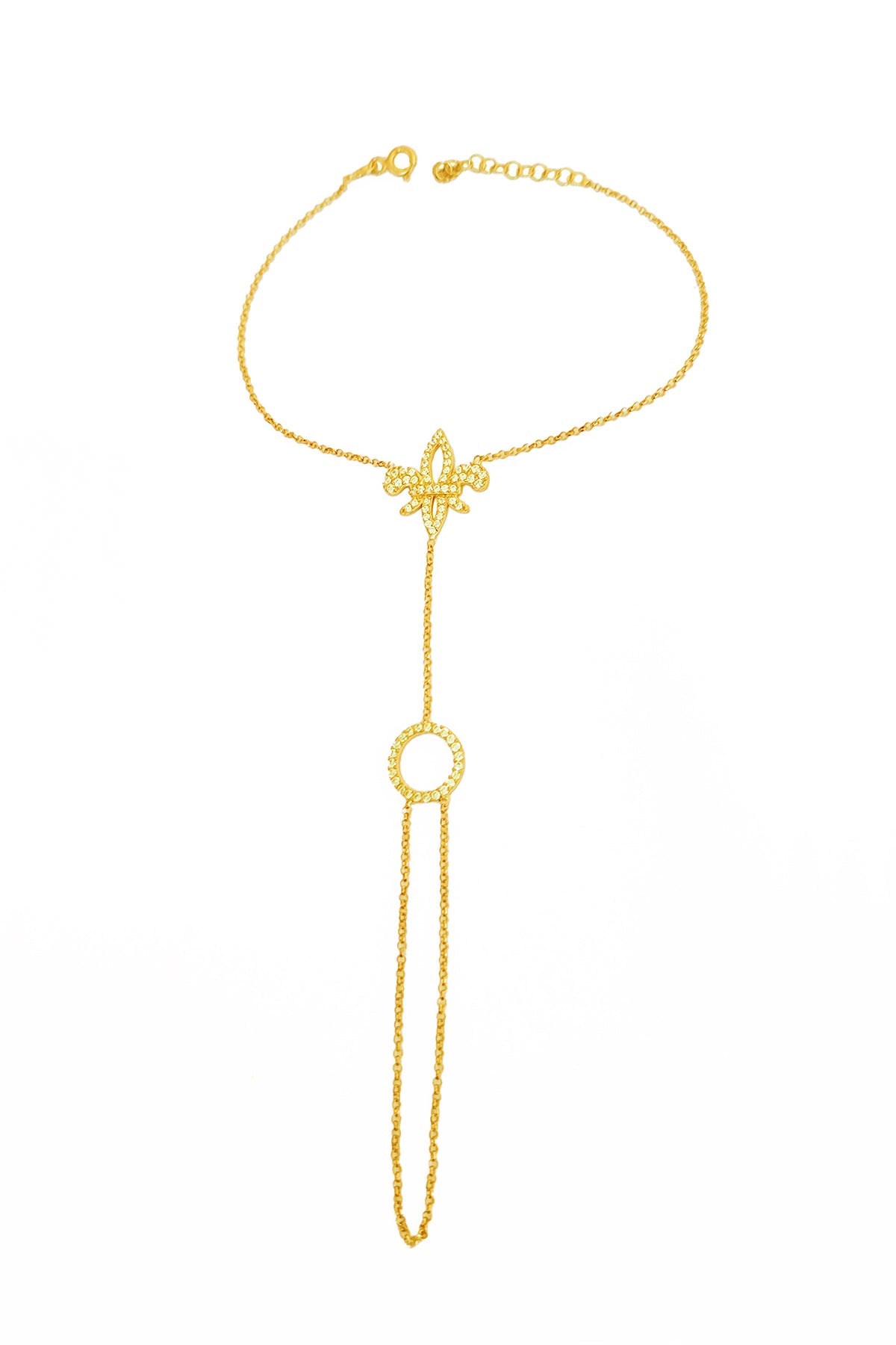 Flora Lily Flower Sahmeran Bracelet