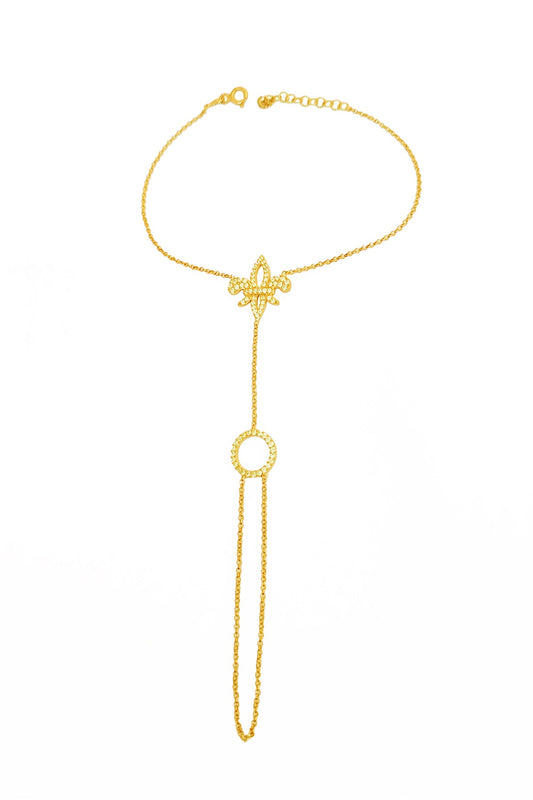 Flora Lily Flower Sahmeran Bracelet