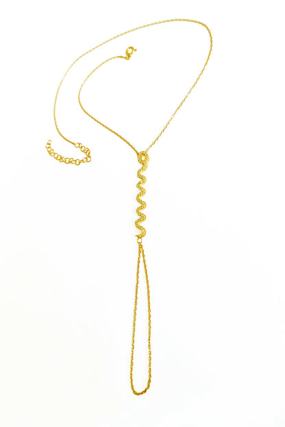 Snake Sahmeran Bracelet with white CZ, Snake Chain Bracelet For Wholesale Bracelet Jewelry