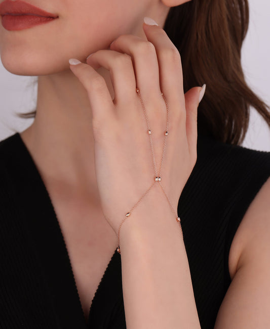 Stoneless Chain Silver Sahmeran Bracelet