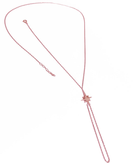 North Star Silver Shahmaran Bracelet with Cubic Zirconia, Pole Star Bracelet for Women