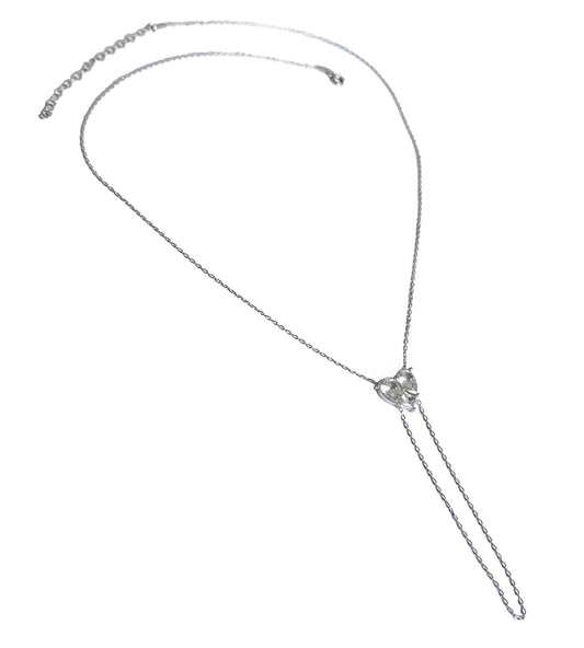 Heart Silver Shahmeran Bracelet with Large Drop Stones