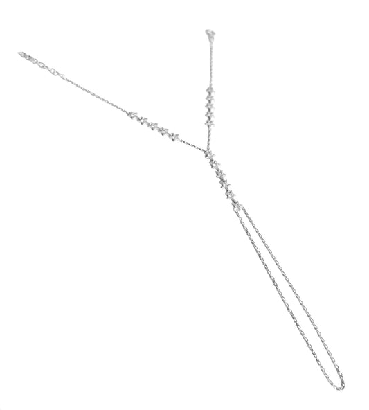 Multiple Stars on 3 Sides 925 Silver Shahmaran Bracelet