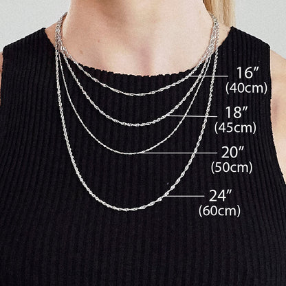 3 mm White Colorful Stone Gold Diamond Tennis Chain Necklace